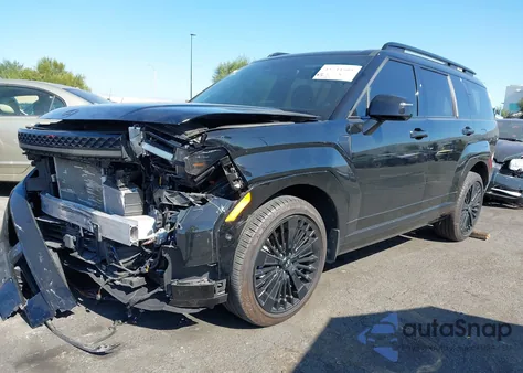 2025 Hyundai Santa Fe Hybrid Calligraphy from USA, damaged, VIN 5NMP54G19SH019851